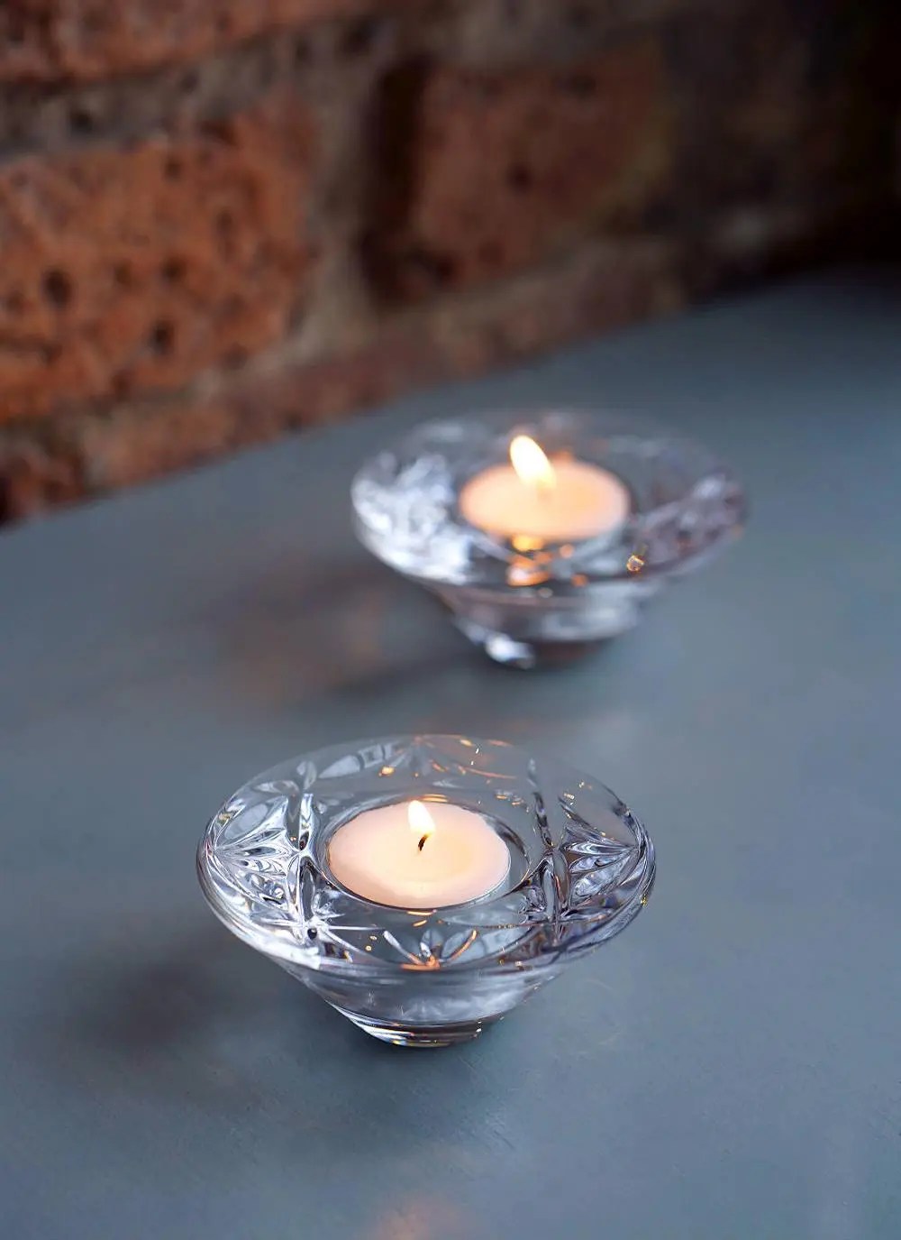 Waterford Crystal Tealight Votives Set of 2 Blarney